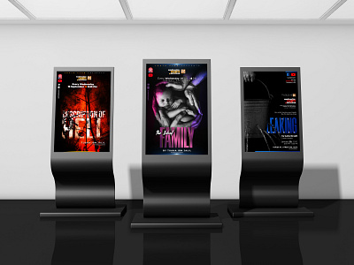 Hollywood themed posters for events