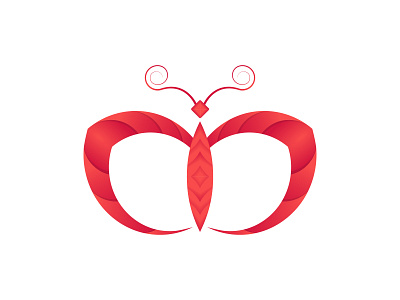 Butterfly Logo animal beauty design graphic design illustration letter logo logodesign minimal personal brand