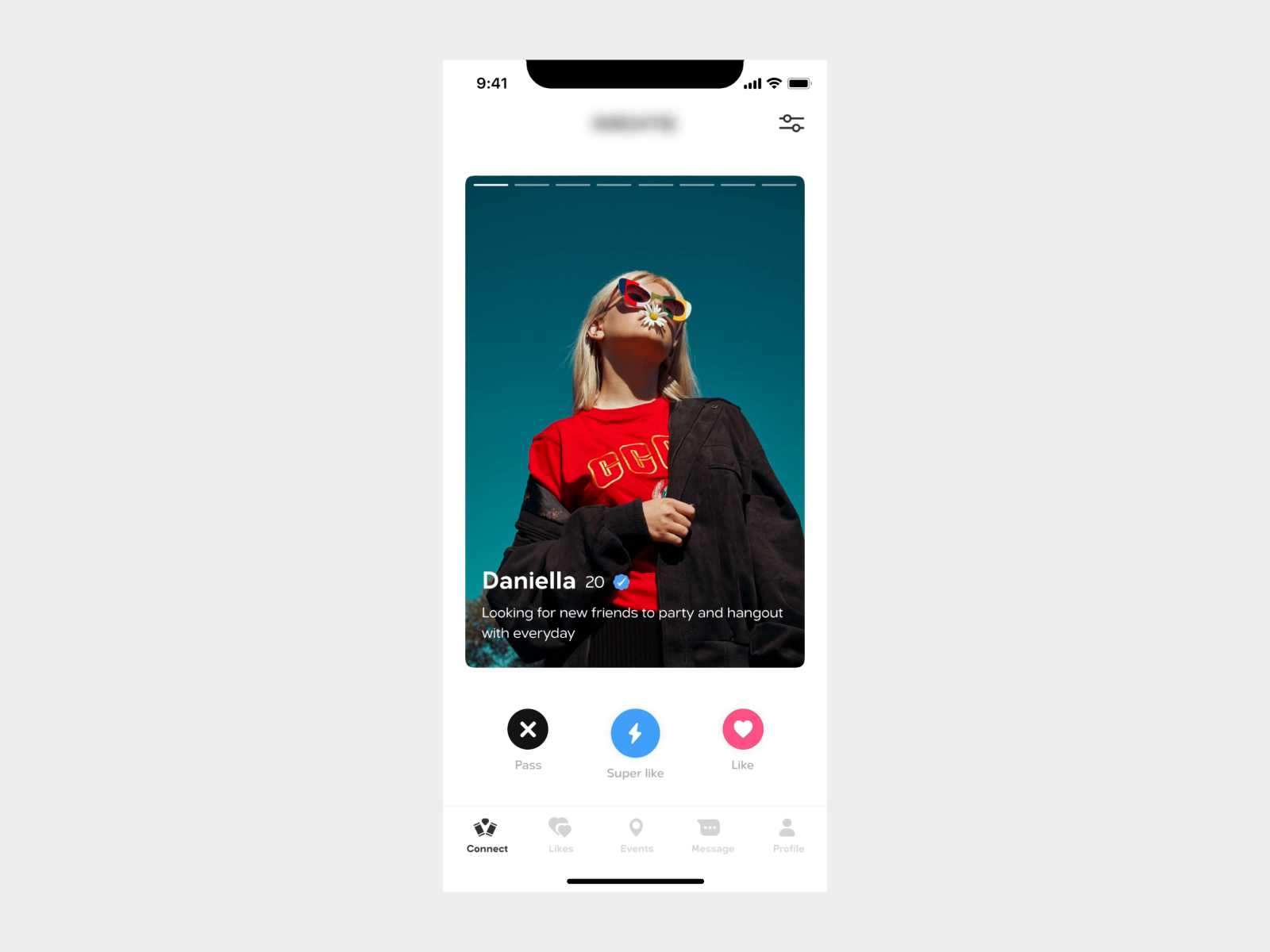 Dating App Profile Swipe Interaction by Oluwafemi Fashikun on Dribbble