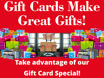 Civera's GiftCard Special Signage flyer flyer design graphic photography promotion sign