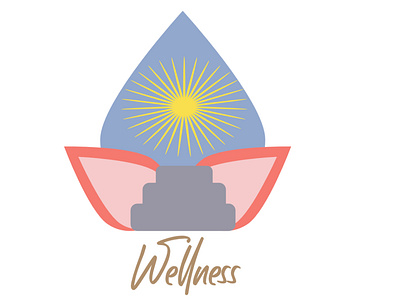 Wellness Logo Sample branding design graphic illustration logo