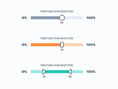 Sliders Detail range range slider san serif sliders uxui