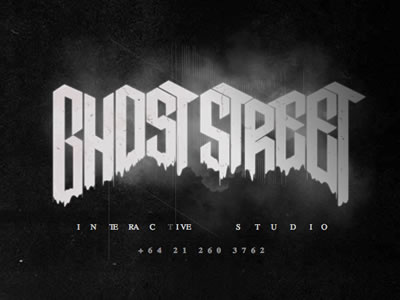 Holder canvas ghost street holding page logo type