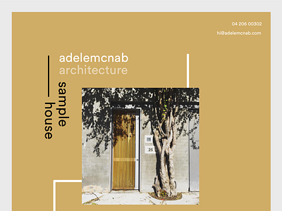 Architecture Homepage Concept 2 architecture homepage