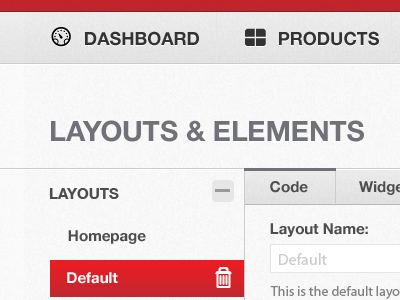 Editor dashboard dremus editor nav tab ui