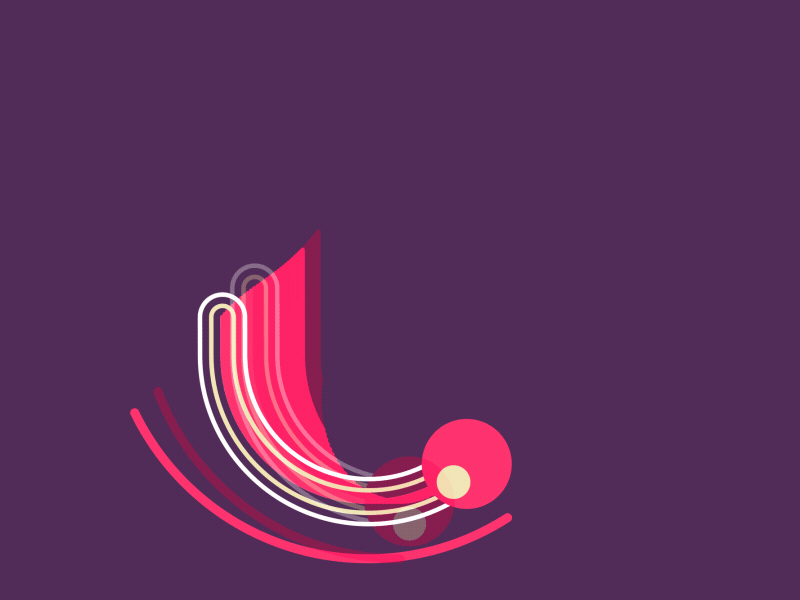 36 Days of Type - U 36daysoftype after effects animation geometric gif lettering typography