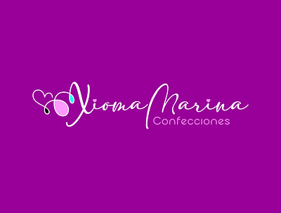 Logotipo Xioma Marina Confecciones bogotá branding design diseño grafico illustration logo publicidad vector venezuela