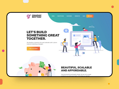 Graphic Rhythm Web Design Inspiration