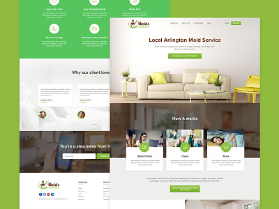 Website Design for Maids and Cleaning Services