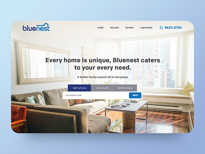 Web Design for Bluenest 1/2 dailyui design desktop flat homepage layout mobile mortgage real estate site ui uidesign uiux user interface ux uxdesign web web design web page website