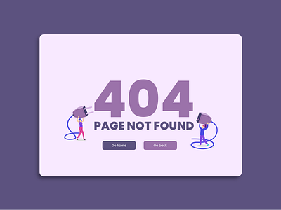 Daily UI #008 - 404 404 dailyui dailyui08 design error figma graphic design illustration interaction design landing not found ui uidesign ux uxdesign
