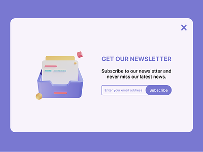 Daily UI #026 - Subscribe dailyui email figma landing page newsletter subscribe ui ux
