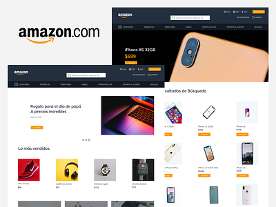 🛍️ Amazon - Website Re-design Concept UX amazon concept design ecommerce redesign uidesign uxdesign