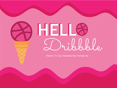 Hello dribbble! design hello hello dribbble icon ui vector