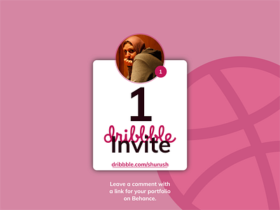 Dribbble Invite design dribbble invitation invite invites