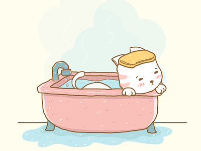 Relaxing in hot bath is the best idea
