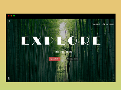 Explore- Trips in Japan design mockups travel travel app walk