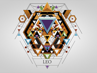 Leo design leo sign symbol zodiac