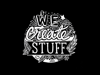 We Create Stuff agency work branding create design graphic design hand lettering handdrawn handdrawn type handlettering illustration illustrator logo mauritius paint