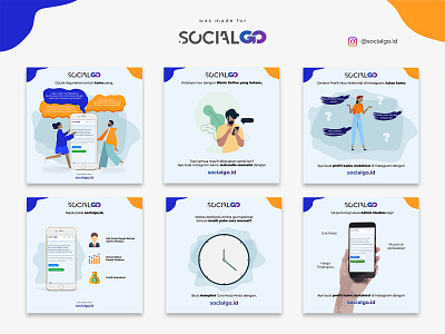 Social Go - Social Media Design brand feed design social media social media templates