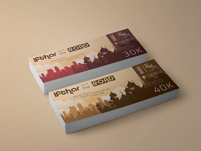 Ticket Design - Ifthar on The Road (2) design ramadan tickets tiket