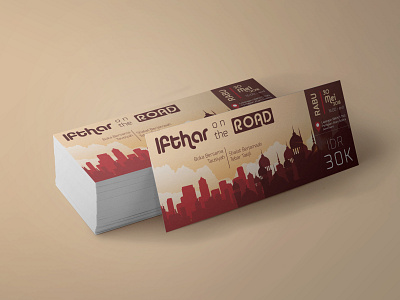 Ticket Design - Ifthar on The Road (3) design ramadan tickets tiket