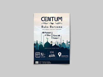 Poster Design - Bukber Centum bukber design event poster poster design posters ramadan