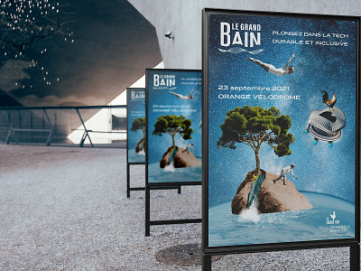 Tech festival poster : Le Grand Bain