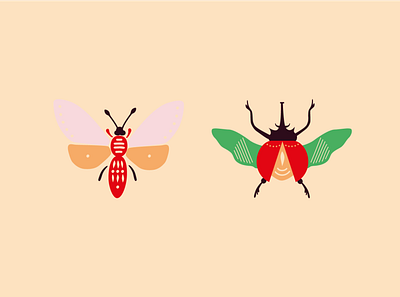 Insect pads 🐞 ants beetle children colorful craft design fablab fun graphic design illustration illustrator insect ladybug laser cutter pads playful stamps vector vector design workshop
