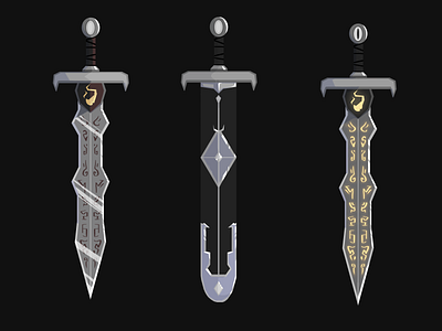 Spirit-sword art concept illustration sword symbol
