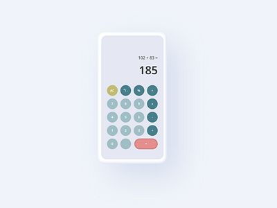 Daily UI 004 - Calculator 004 calculator dailyui dailyui 004 ui ui design user interface design