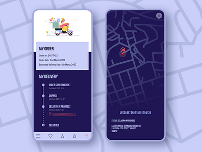 Daily UI 020 - Location tracker