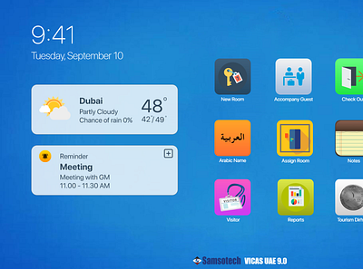 VICAS Desktop app interface (Touch Compatible) app design illustration minimal ui ux vector