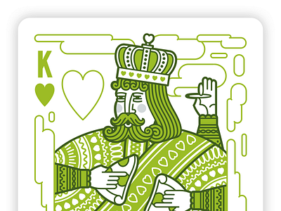 King of Hearts Build ace animation castle character crown hearts illustration king marijuana midievel pizza playing cards pot queen royalty smoke suite weed