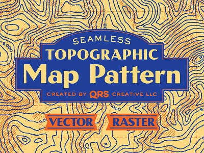 Topographic Map Pattern (now for sale!) adventure camping contour elevation exploration lines map mountains outdoors topographic topography wayfinding