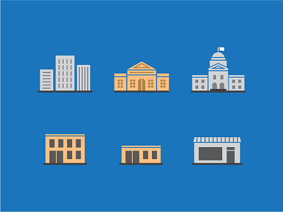 Micro Building Icons