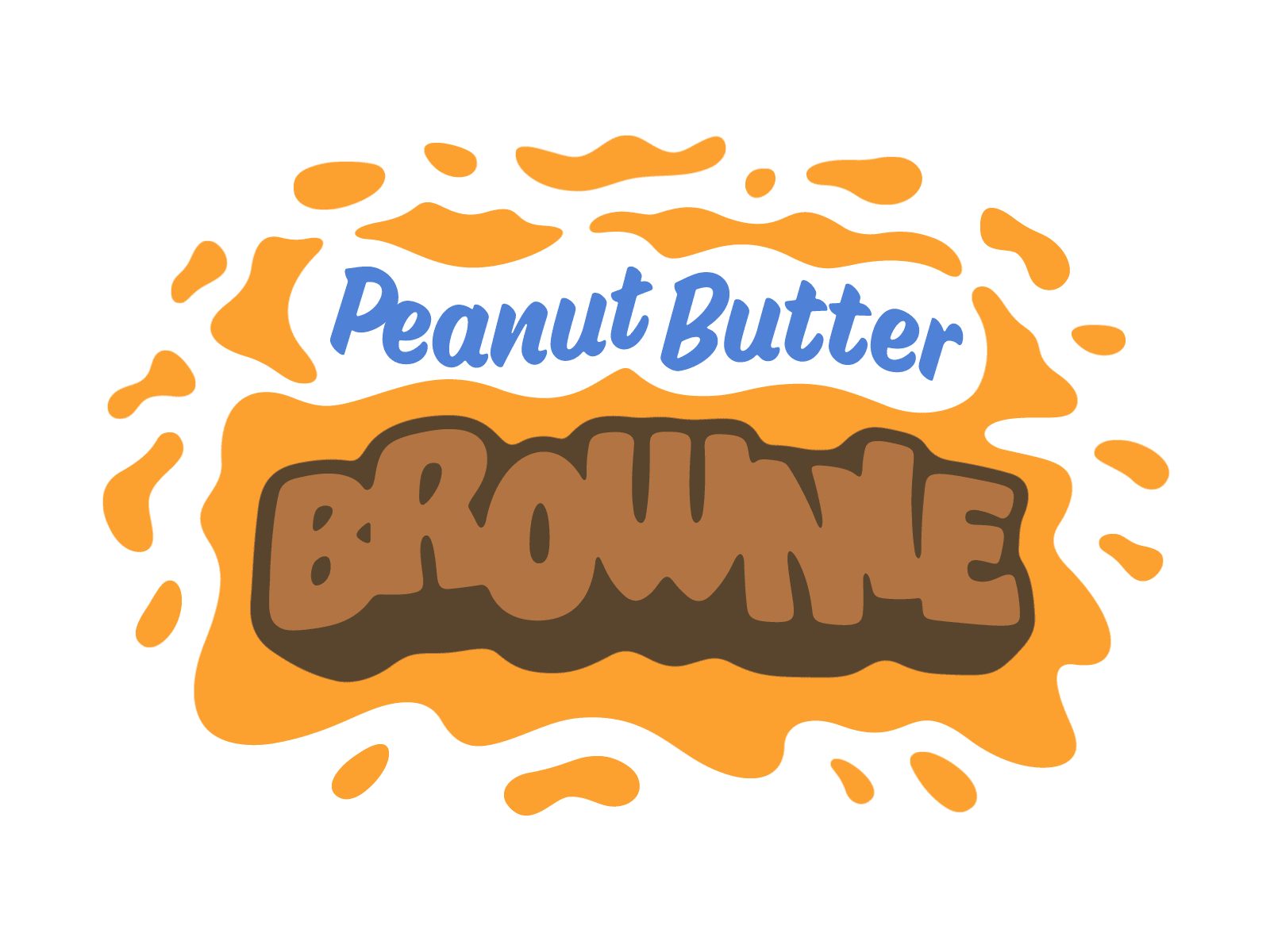 Peanut Butter Brownie Flavor Illustration