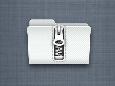Zip Folder Icon (Retina)