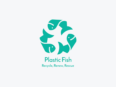 Logo design for 'Plastic fish'