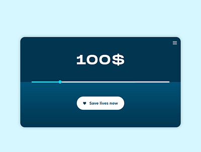 Plastic fish UI Landing page Donate animation app flat icon identity ui ux vector web website