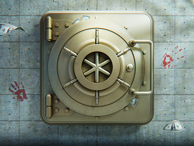 Quasi materialized Icon_Vault 4d cinema octane ui