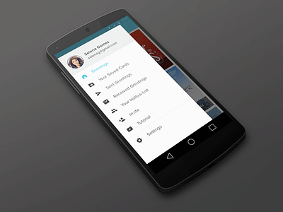 HallowGram App android l branding greeting mobile ui ux visual design