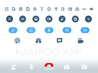 Hampoo App Icon icon illustration sketch ui