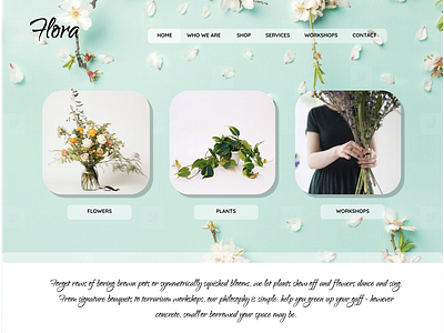 Flora Florist Web UI