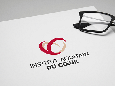 Institut aquitain du cœur aquitaine bordeaux brand identity branding health logo logotype surgery