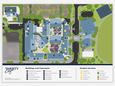 College Navigation Map