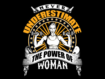 Power of Woman T shirt Design amazontshirt design graphic design illustration power of woman tshirts shirt design t shirt design teespring teespring tshirt design tshirt woman shirts design woman tshirt woman tshirts