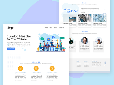 Web UI Design - Company Profile