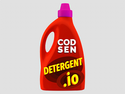 Detergent.io branding cinema4d logo photoshop webapp