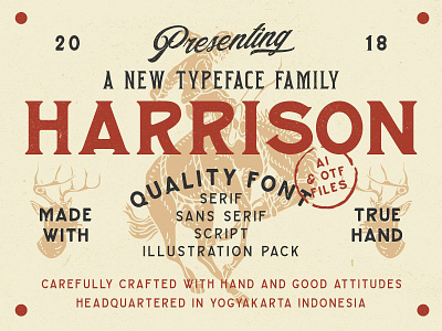 Harrison Typeface Family